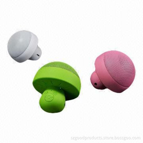 Portable Wireless Speaker with Delicate Appearance, Small Nightlight and Handsfree Microphone